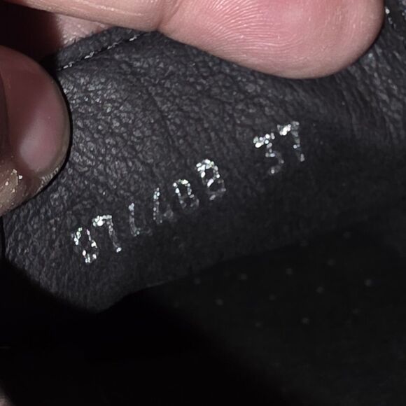 GEOX RESPIRA THYMAR Sz 7 NWT! Metallic Black Italian Patent Leather Oxford Shoes - Picture 10 of 12